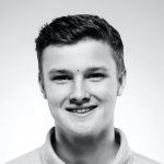 Nils Möller Portrait in Schwarz/Weiß