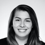 Sue Hadwiger Portrait in Schwarz/Weiß